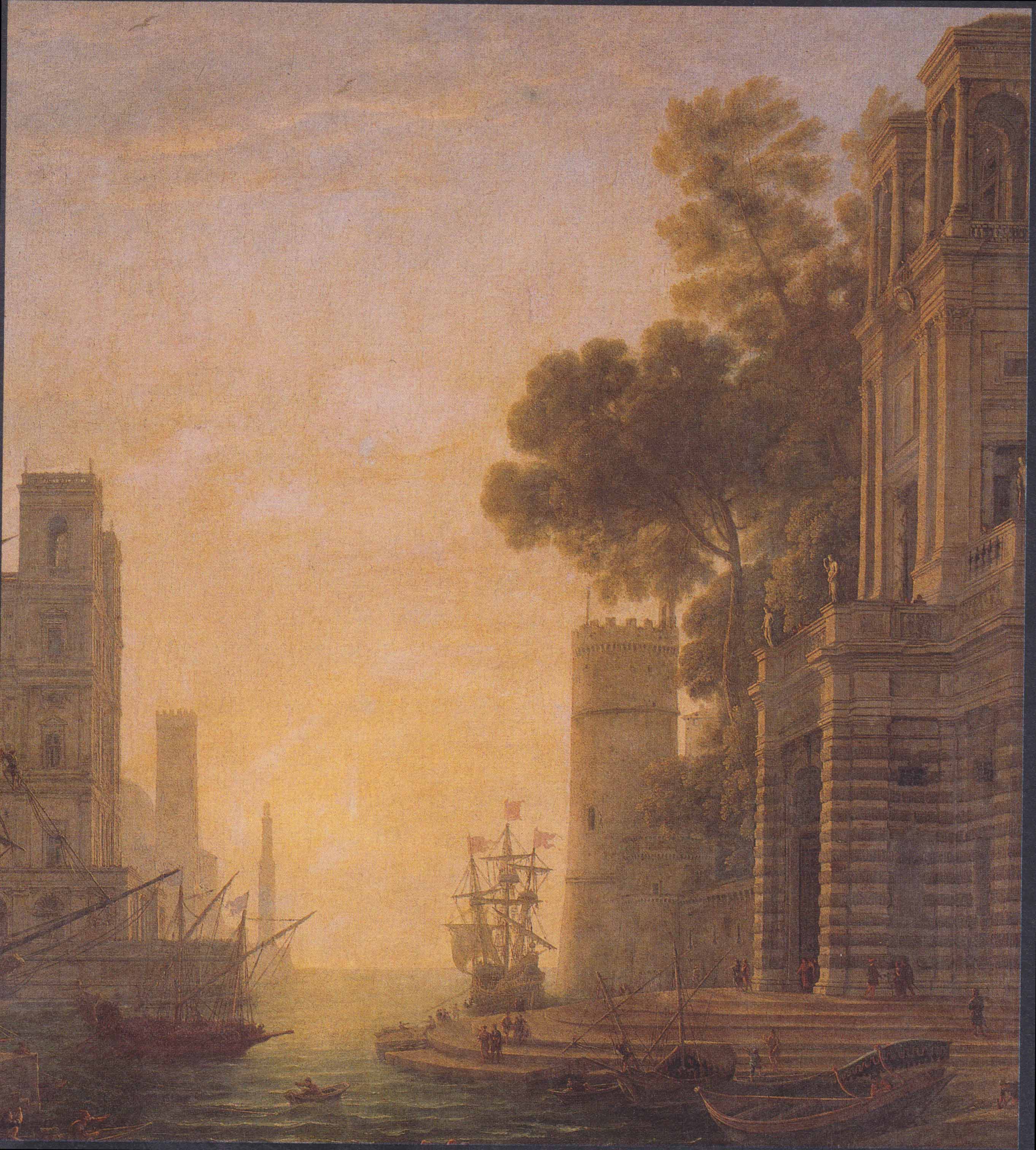 The Embarkation of St Paula in Ostia